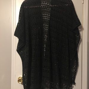 Black shawl